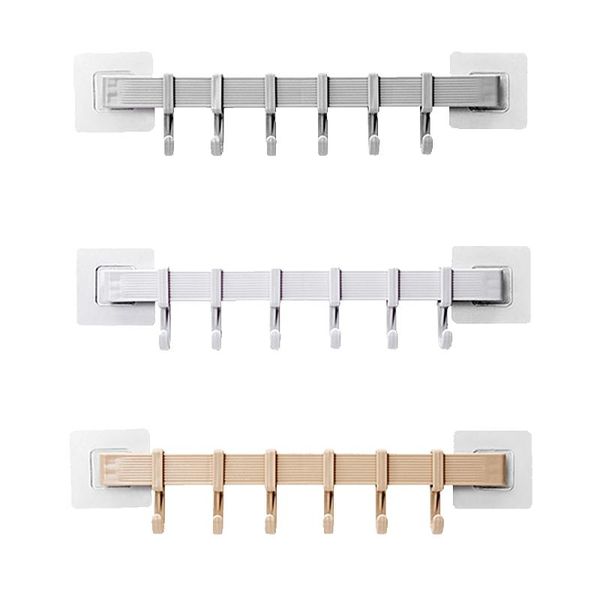 hooks & rails wall-mounted strong hook kitchen sticky rag rack bathroom coat hanger six home storage
hooks & rails wall-mounted strong hook kitchen sticky rag rack bathroom coat hanger six home storage