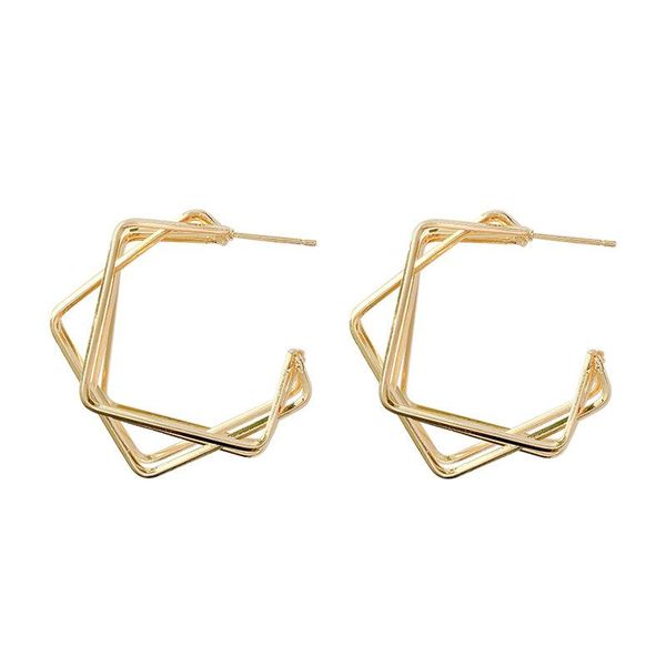 hoop & huggie 2021 irregular twisted earrings simple temperament exquisite semale earring jewelry gift party accessories, Golden;silver
hoop & huggie 2021 irregular twisted earrings simple temperament exquisite semale earring jewelry gift party accessories, Golden;silver