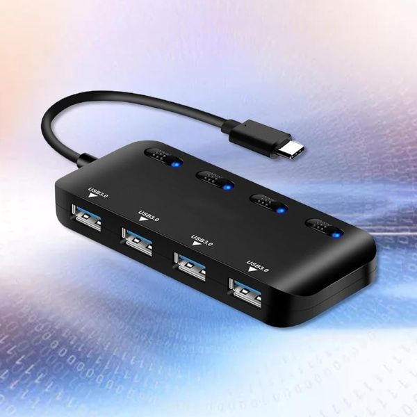 hubs 4 port micro usb hub with power adapter high speed 5gbps usb3.0 type c data transfer for pc game notebook
hubs 4 port micro usb hub with power adapter high speed 5gbps usb3.0 type c data transfer for pc game notebook
