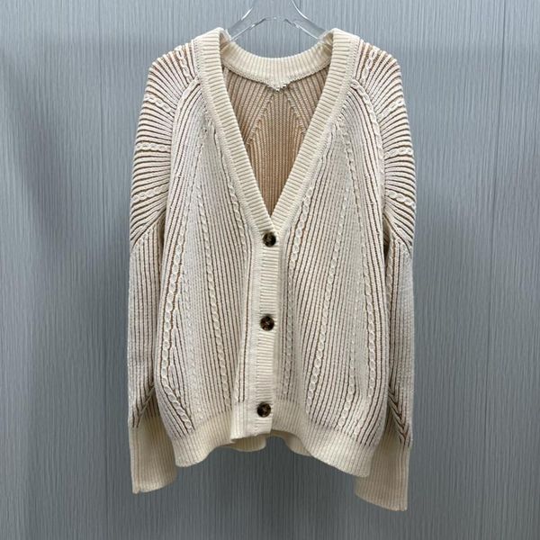 women's knits & tees early autumn of 2021 the knitting v-neck cardigan coat 0813, White
women's knits & tees early autumn of 2021 the knitting v-neck cardigan coat 0813, White