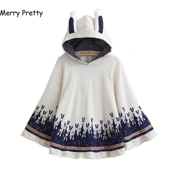 merry pretty cloak outerwear women autumn rabbit print ear stereo hoodies coat cotton pullover poncho jacket cloak hooded coat 201006, Black;brown
merry pretty cloak outerwear women autumn rabbit print ear stereo hoodies coat cotton pullover poncho jacket cloak hooded coat 201006, Black;brown