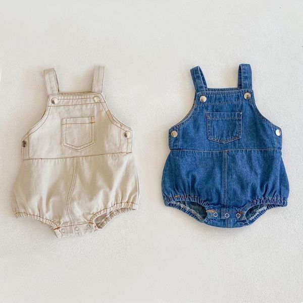 jumpsuits baby summer denim romper toddler born boys girls sleeveless button pocket casual boy clothes outfits, Blue
jumpsuits baby summer denim romper toddler born boys girls sleeveless button pocket casual boy clothes outfits, Blue