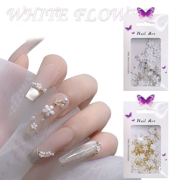 nail art decorations 3d jewelry manicure decoration diy white five-petal flower pearl steel ball gem mixed size nails tips decor, Silver;gold
nail art decorations 3d jewelry manicure decoration diy white five-petal flower pearl steel ball gem mixed size nails tips decor, Silver;gold