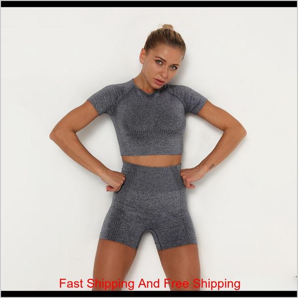 2020 women's yoga set seamless sportswear 2 pieces set quick dry short sleeve sweat shirt crop and running shor qylarg petsyard, White;black
2020 women's yoga set seamless sportswear 2 pieces set quick dry short sleeve sweat shirt crop and running shor qylarg petsyard, White;black
