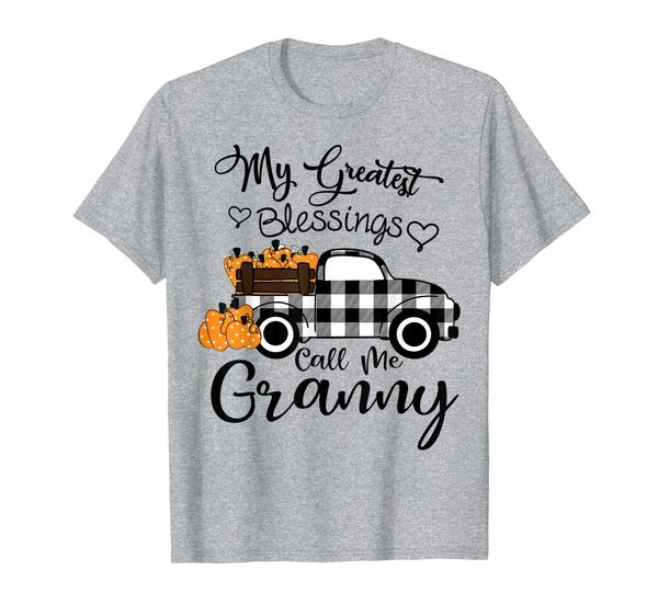 my greatest blessing call me granny t-shirt, White;black 
my greatest blessing call me granny t-shirt, White;black