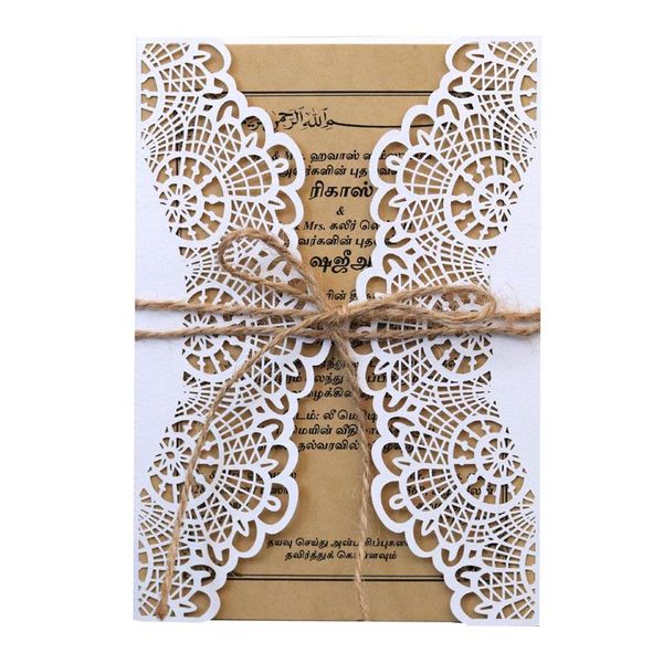 greeting cards 10/20/30pcs european laser cut wedding invitations card white hollow out festival event party decoration
greeting cards 10/20/30pcs european laser cut wedding invitations card white hollow out festival event party decoration
