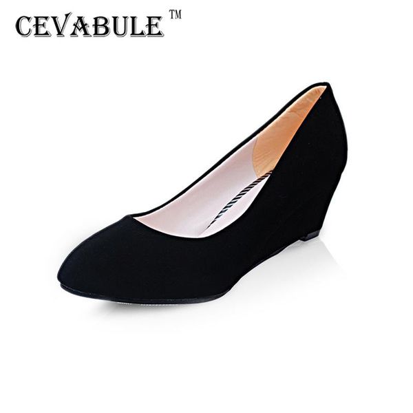 dress shoes cevabule black round-toe wedge heel suede women's tooling middle-aged comfortable mother lss
dress shoes cevabule black round-toe wedge heel suede women's tooling middle-aged comfortable mother lss