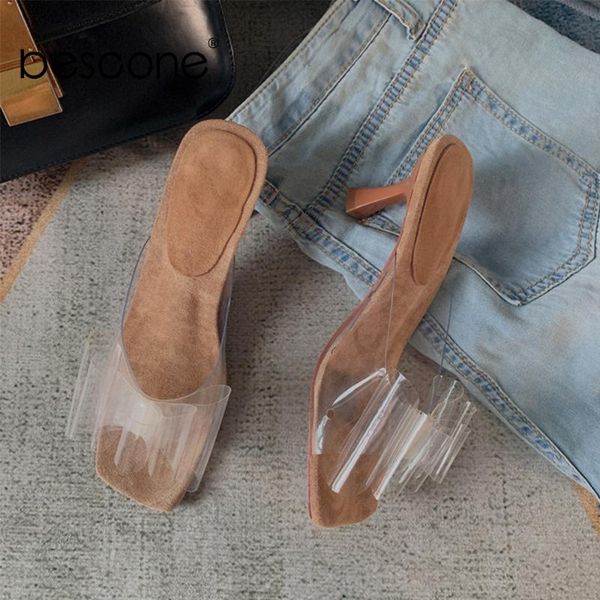 sandals bescone thin heels women shoes summer sweet butterfly-knot square toe pvc transparent dressing modern um128, Black
sandals bescone thin heels women shoes summer sweet butterfly-knot square toe pvc transparent dressing modern um128, Black