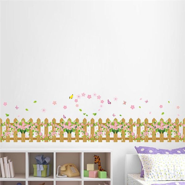 wall stickers vivid pink flower butterfly garden fence sticker home decoration diy bedroom baseboard decal pastoral mural art pvc poster
wall stickers vivid pink flower butterfly garden fence sticker home decoration diy bedroom baseboard decal pastoral mural art pvc poster