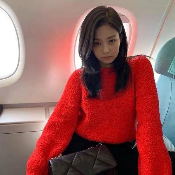 women's sweaters 2021 fall/winter fashion crewneck jacket lamb wool sweater women, White;black
women's sweaters 2021 fall/winter fashion crewneck jacket lamb wool sweater women, White;black