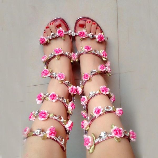 women summer shoes flat wedge platform sandals high heels snake strap crystal flower women gladiator sandals ladies shoes, Black
women summer shoes flat wedge platform sandals high heels snake strap crystal flower women gladiator sandals ladies shoes, Black
