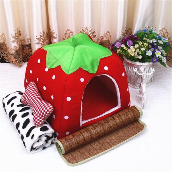 kennels & pens 4pcs/set strawberry pet dog cat house blanket pillow mat kennel doggy bed foldable cushion basket cute animal cave products
kennels & pens 4pcs/set strawberry pet dog cat house blanket pillow mat kennel doggy bed foldable cushion basket cute animal cave products