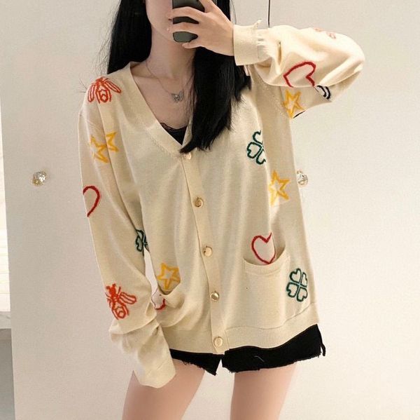 knitted wool loosens cardigan nightgown for woman 2020 autumn winter luxury designer ladies jersey streetwear, White;black
knitted wool loosens cardigan nightgown for woman 2020 autumn winter luxury designer ladies jersey streetwear, White;black