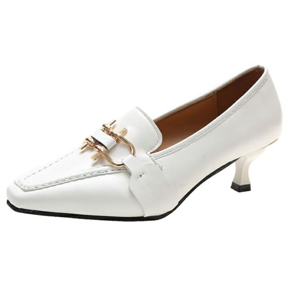 dress shoes 2021 autumn women's pumps slip-on solid shallow metal decoration square toe fashion elegant high heels thin, Black
dress shoes 2021 autumn women's pumps slip-on solid shallow metal decoration square toe fashion elegant high heels thin, Black