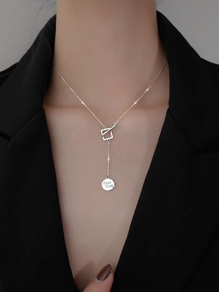 geometric circle minority design feeling pure silver necklace female fashion net red tassel clavicle chain 2020 new
geometric circle minority design feeling pure silver necklace female fashion net red tassel clavicle chain 2020 new