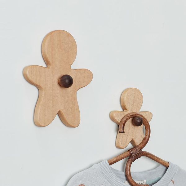 hooks & rails gingerbread villain coat hook solid wood rack friendly creative nordic ins children's room decoration
hooks & rails gingerbread villain coat hook solid wood rack friendly creative nordic ins children's room decoration