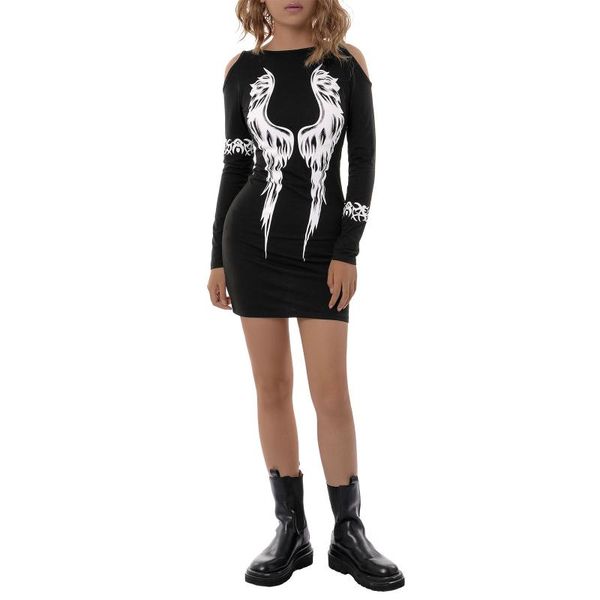 casual dresses lady hollow round neck short strapless dress long sleeve skinny fashion rhinestone wing black s//l, Black;gray
casual dresses lady hollow round neck short strapless dress long sleeve skinny fashion rhinestone wing black s//l, Black;gray