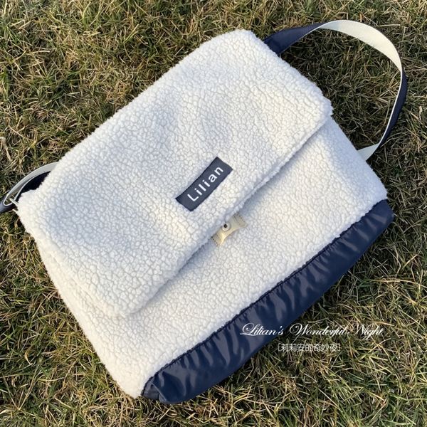 women shoulder bag female handbags girl crossbody messenger bag soft lamb wool ladies canvas bag, Black;red
women shoulder bag female handbags girl crossbody messenger bag soft lamb wool ladies canvas bag, Black;red