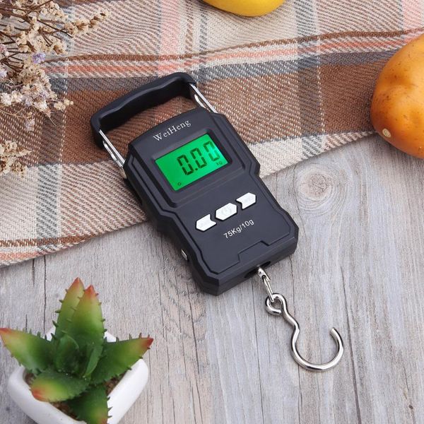 boat fishing rods 75kg/10g electronic weighing scale 50kg/5g lcd digital display hanging hook with measuring tape for travel
boat fishing rods 75kg/10g electronic weighing scale 50kg/5g lcd digital display hanging hook with measuring tape for travel