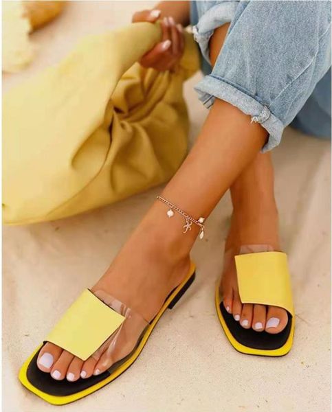 slippers women's solid color stitching fashion flat shoes sandals summer women 2021, Black
slippers women's solid color stitching fashion flat shoes sandals summer women 2021, Black
