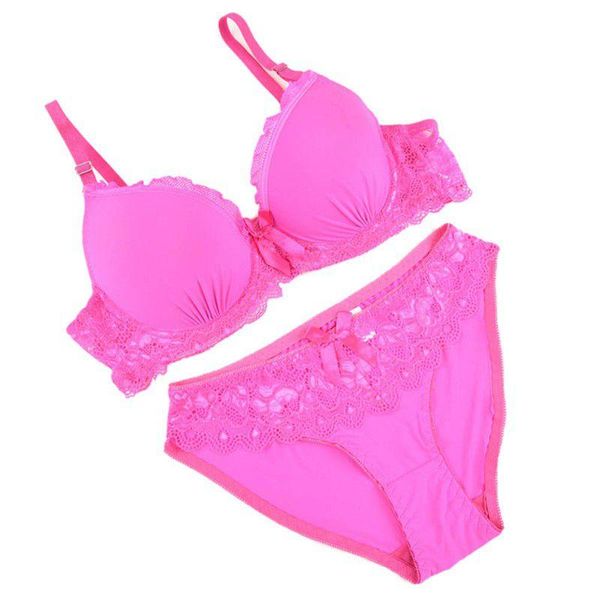 bras sets 5 colors women's bra luxury solid lace bow brief set rear closure lining and panty, Red;black
bras sets 5 colors women's bra luxury solid lace bow brief set rear closure lining and panty, Red;black