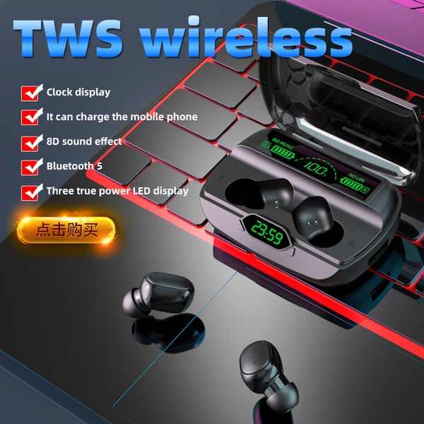 g6 headphones tws 5.1 waterproof wireless with mic power display headphone headset bluetooth earphone earbuds
g6 headphones tws 5.1 waterproof wireless with mic power display headphone headset bluetooth earphone earbuds