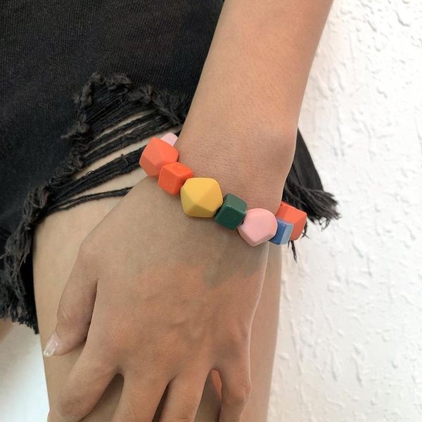 beaded, strands creative exaggerated acrylic colorful geometry chain resin personality simple fashion bracelet jewelry accesary 2021, Black
beaded, strands creative exaggerated acrylic colorful geometry chain resin personality simple fashion bracelet jewelry accesary 2021, Black