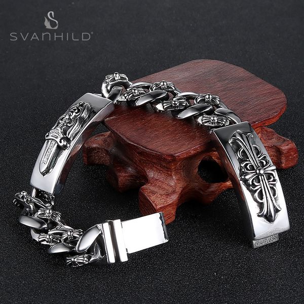 classic crosin ch titanium steel bracelet men's stainless steel bracelet fashion cross croquet jewelry
classic crosin ch titanium steel bracelet men's stainless steel bracelet fashion cross croquet jewelry