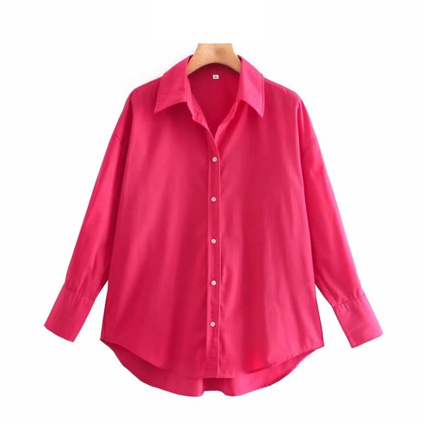women fashion loose asymmetry poplin blouses vintage long sleeve button-up female shirts blusas chic, White
women fashion loose asymmetry poplin blouses vintage long sleeve button-up female shirts blusas chic, White