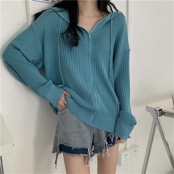 women's knits & tees harajuku hooded sweaters knitwear coats loose 2021 elegant women gentle cardigans casual autumn ol femme fashion, White
women's knits & tees harajuku hooded sweaters knitwear coats loose 2021 elegant women gentle cardigans casual autumn ol femme fashion, White
