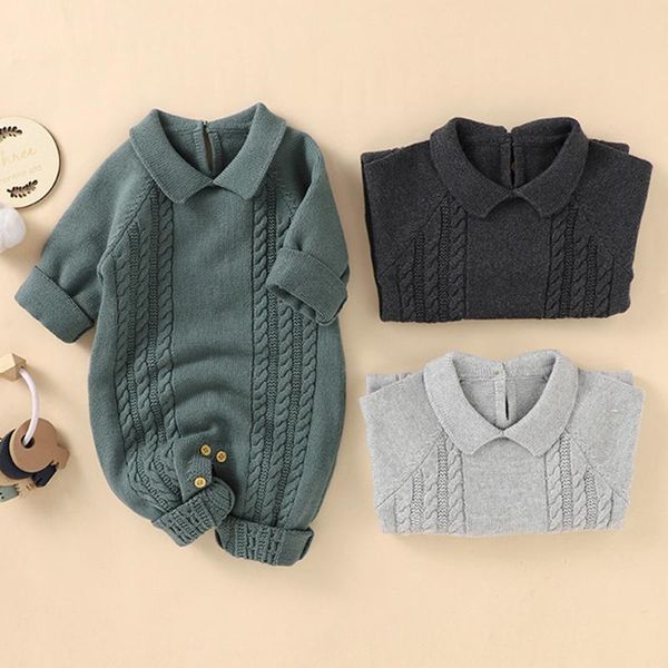 jumpsuits autumn winter infant kids baby clothes rompers boy girl pure color long sleeve knit jumpsuit born, Blue
jumpsuits autumn winter infant kids baby clothes rompers boy girl pure color long sleeve knit jumpsuit born, Blue