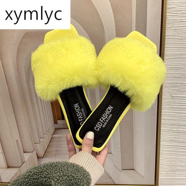 slippers spring summer fluffy fur shoes woman plush slip on flip flop flat furry slides outdoor sandals flats 2021, Black
slippers spring summer fluffy fur shoes woman plush slip on flip flop flat furry slides outdoor sandals flats 2021, Black