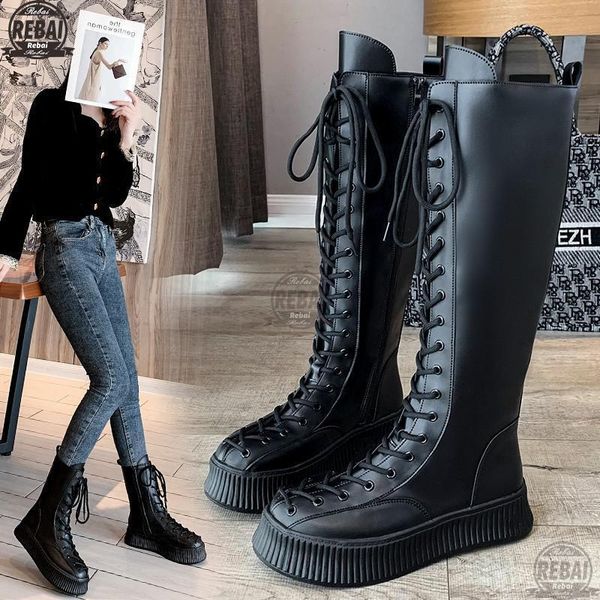 boots ladies fashion platform chunky heel wedges mid calf womenboots casual brand thick bottom winter shoes woman high, Black
boots ladies fashion platform chunky heel wedges mid calf womenboots casual brand thick bottom winter shoes woman high, Black