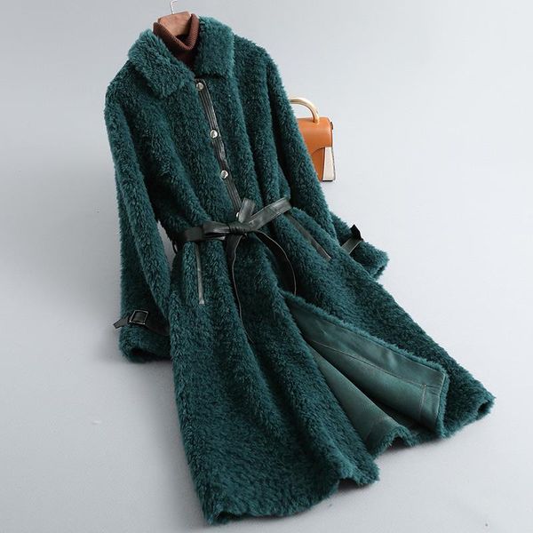 women's fur & faux 100% real wool coat korean female jacket spring autumn jackets for women 2021 sheep shearing mulheres casacos zjt819, Black
women's fur & faux 100% real wool coat korean female jacket spring autumn jackets for women 2021 sheep shearing mulheres casacos zjt819, Black
