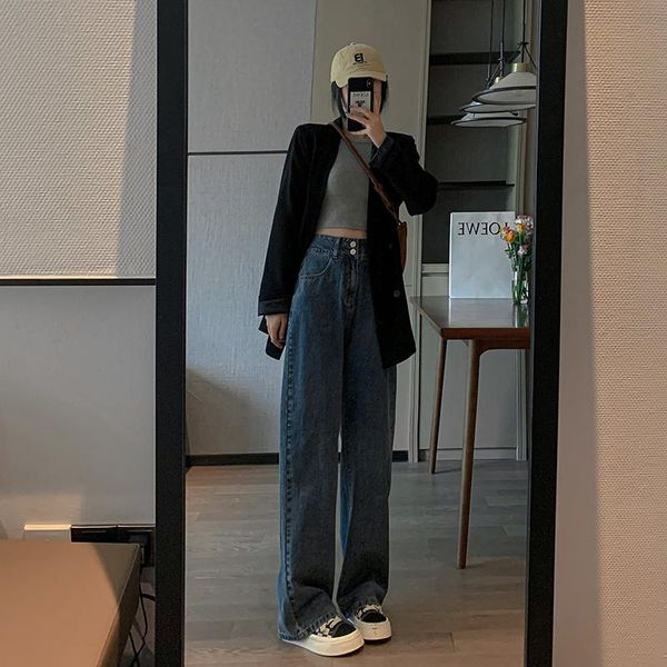 women's jeans blue color vintage baggy women plus streetwear pockets wide leg cargo pants low waist straight denim mom trouser
women's jeans blue color vintage baggy women plus streetwear pockets wide leg cargo pants low waist straight denim mom trouser