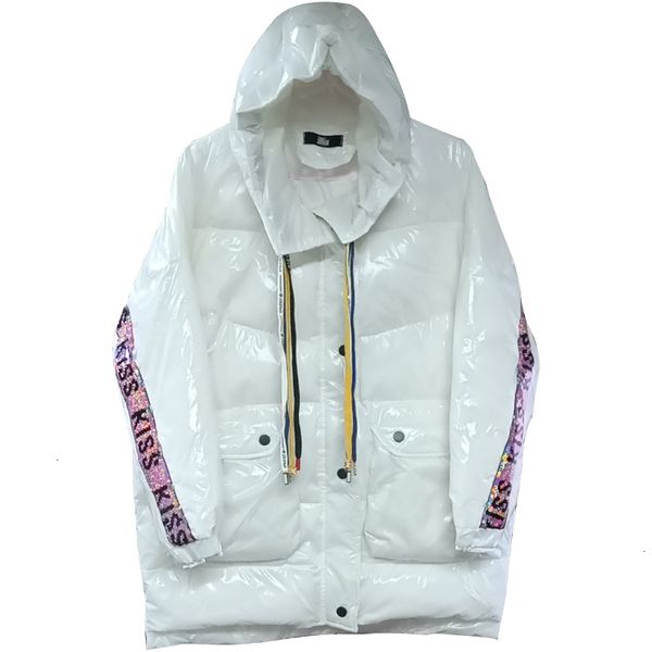 2021 new winter jackets plus size female down cotton jacket glossy women parkas over the knee coat 246a 91xp, Black
2021 new winter jackets plus size female down cotton jacket glossy women parkas over the knee coat 246a 91xp, Black