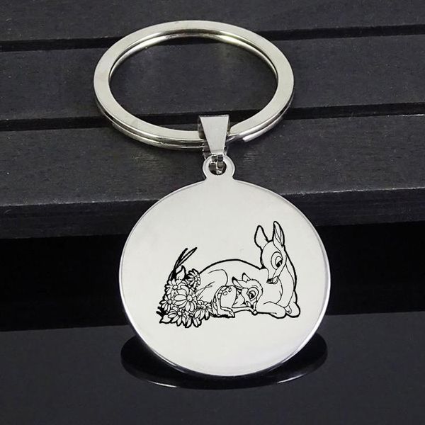 keychains lovely deer pendant keychain simple stainless steel jewelry birthday for mom yp7304, Silver
keychains lovely deer pendant keychain simple stainless steel jewelry birthday for mom yp7304, Silver