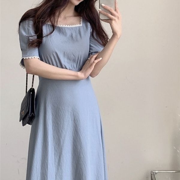 21 summer new korea east gate ins french platycodon square collar lace dress women fs-328, Black;white
21 summer new korea east gate ins french platycodon square collar lace dress women fs-328, Black;white