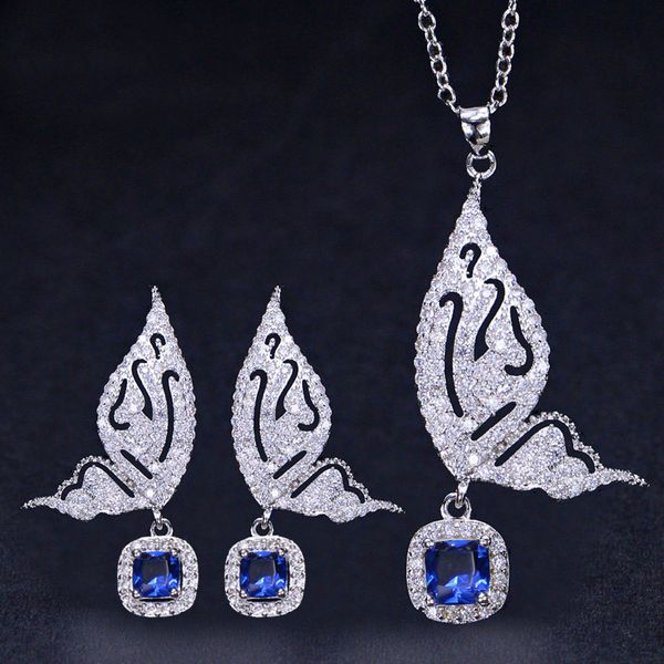 fashion butterfly zircon set environmental protection copper electroplating platinum s925 sterling silver needle earring necklace two-piece
fashion butterfly zircon set environmental protection copper electroplating platinum s925 sterling silver needle earring necklace two-piece