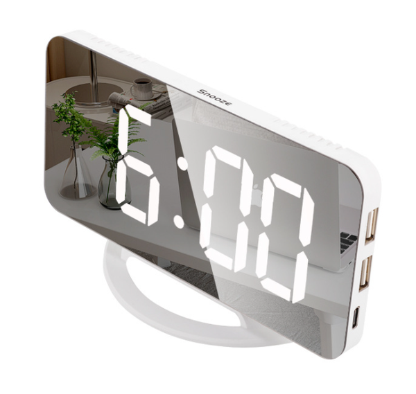 other clocks & accessories digital alarm led simplicity modern mirror surface clock with 2 usb output wall table desk auto dimming
other clocks & accessories digital alarm led simplicity modern mirror surface clock with 2 usb output wall table desk auto dimming