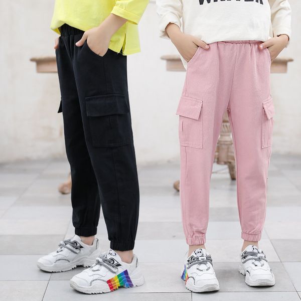 2021 new girls children cargo black sports clothes pink green army wide color khaki pants for teenage girl korean spring 4-13yrs 3oa0, Blue
2021 new girls children cargo black sports clothes pink green army wide color khaki pants for teenage girl korean spring 4-13yrs 3oa0, Blue