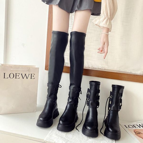 boots design female high platform thigh fashion buckle punk heels women cosplay wedges woman botas mujer, Black
boots design female high platform thigh fashion buckle punk heels women cosplay wedges woman botas mujer, Black