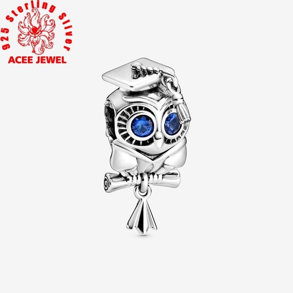 premium genuine 925 sterling silver beads wise owl graduation charms adapting original pandora bracelets women diy jewelry, Black
premium genuine 925 sterling silver beads wise owl graduation charms adapting original pandora bracelets women diy jewelry, Black