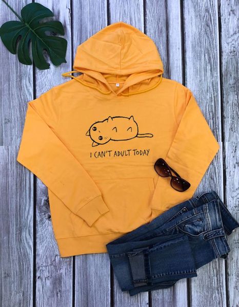 women's hoodies & sweatshirts i can't today lazy cat hoodie cute graphic pullovers fashion cotton clothes casual sweats, Black
women's hoodies & sweatshirts i can't today lazy cat hoodie cute graphic pullovers fashion cotton clothes casual sweats, Black