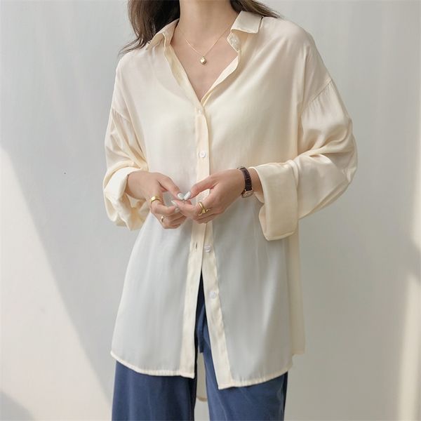 women's knits & tees low high design korean style women sunscreen shirt casual breathable long sleeve plus size summer blouse femm, White
women's knits & tees low high design korean style women sunscreen shirt casual breathable long sleeve plus size summer blouse femm, White