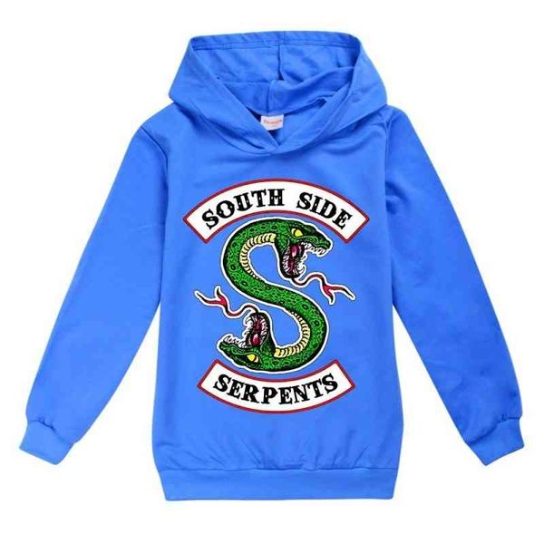 double headed snake south side serpents middle school boys' and girls' hoodie t 229, Black
double headed snake south side serpents middle school boys' and girls' hoodie t 229, Black