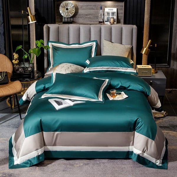 green duvet cover king 4pcs egyptian cotton patchwork stripe home bedding set simple l easy care fitted bed sheet
green duvet cover king 4pcs egyptian cotton patchwork stripe home bedding set simple l easy care fitted bed sheet