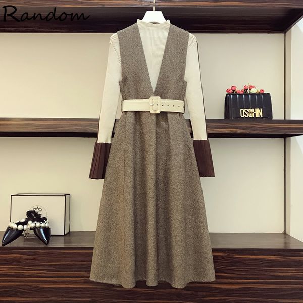 plus female size wool knitted or crocheted high and sleeveless nightgown dressed as two elenangt set office clothes mm9s, Black
plus female size wool knitted or crocheted high and sleeveless nightgown dressed as two elenangt set office clothes mm9s, Black