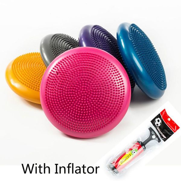 yoga mats 33x33cm durable inflatable massage ball pad with inflator sports gym fitness wobble stability disc cushion mat
yoga mats 33x33cm durable inflatable massage ball pad with inflator sports gym fitness wobble stability disc cushion mat
