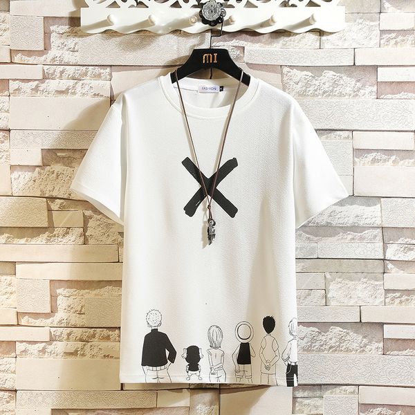 2021 new casual short sleeve t shirt men's summer tshirt tees black white fashion hip hop clothes plus oversize m-5xl o neck 0y3f, White;black
2021 new casual short sleeve t shirt men's summer tshirt tees black white fashion hip hop clothes plus oversize m-5xl o neck 0y3f, White;black